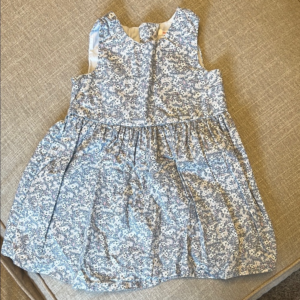 Floral Blue Kids Dress